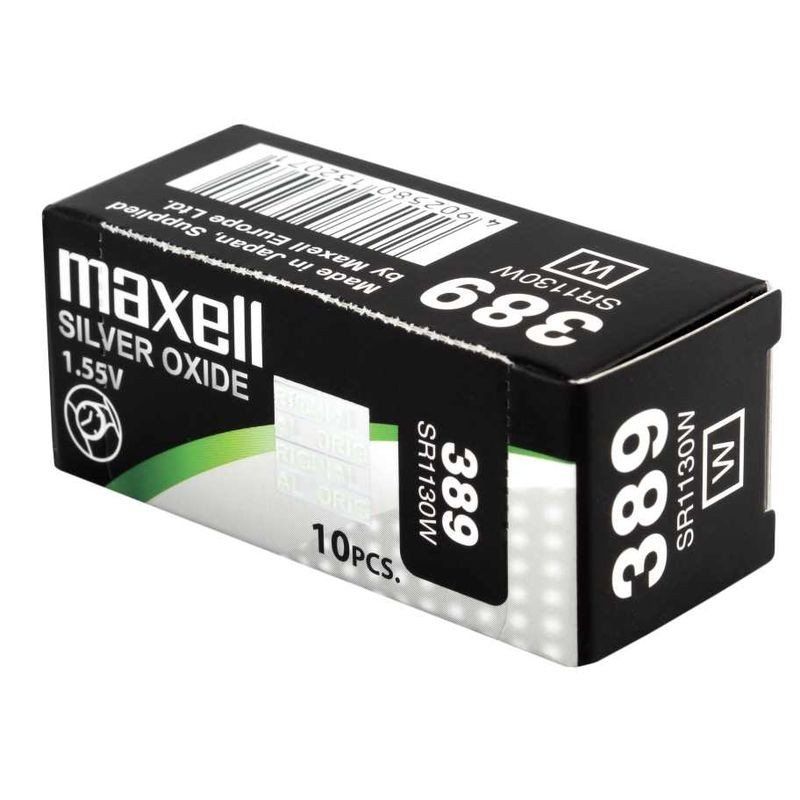 Pila Maxell 389 - 10 unidades PIL389